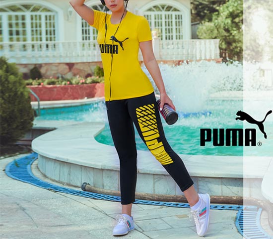 ست تیشرت و شلوار دخترانه Puma مدل Melisa