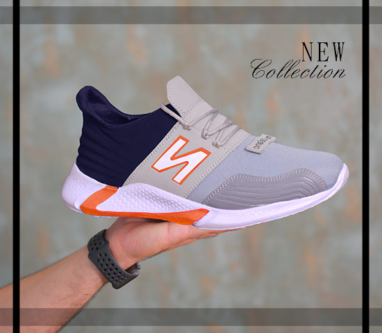 کفش مردانه NewBalance مدل WinSon (طوسی نارنجی)