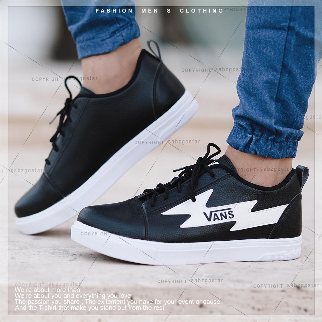 کفش مردانه Vans (مشکی سفید)