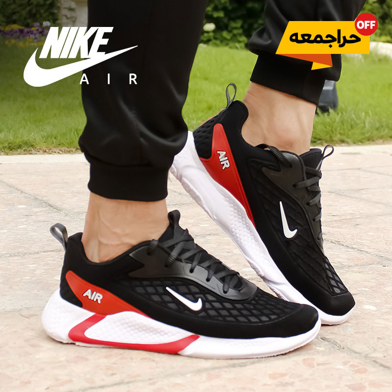 کفش مردانه Nike مدل Ruppo (مشکی قرمز)